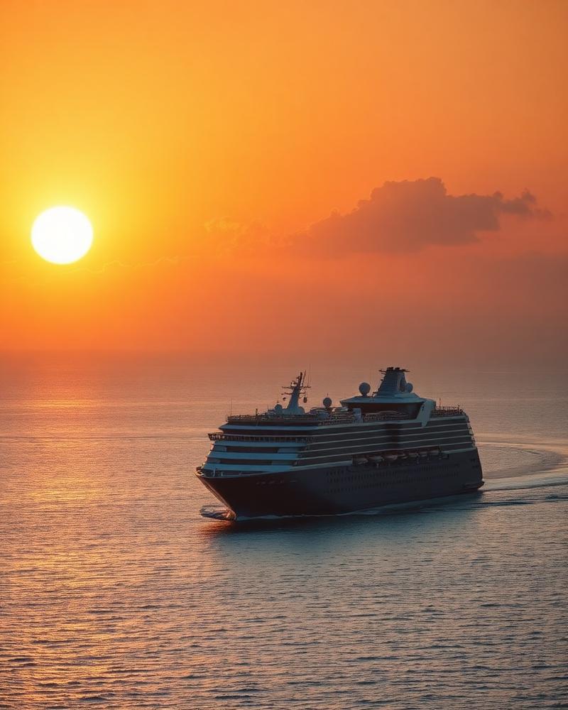 Couple boarding a cruise ship with no extra agency fee